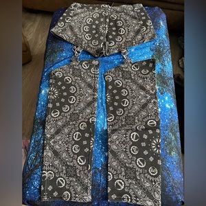 NWT Dolls Kill Poster GrI After Sundown Convertible Pants Size L